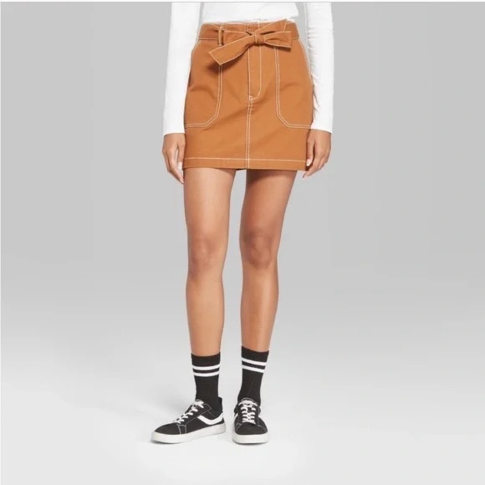 3 for 20 WILD FABLE‎ Brown Cargo Inspired Y2K Vibes Mini Skirt | Size 10